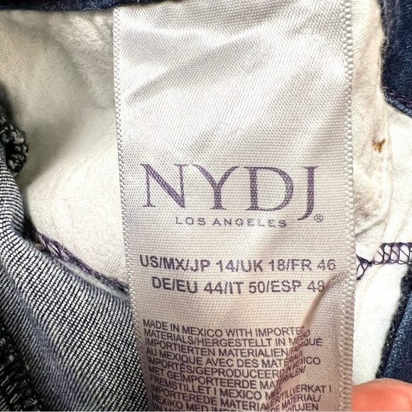 NYDJ Plus 14 Alina Lift Tuck Skinny Leggings Jeans dark washed women’s - Picture 13 of 13